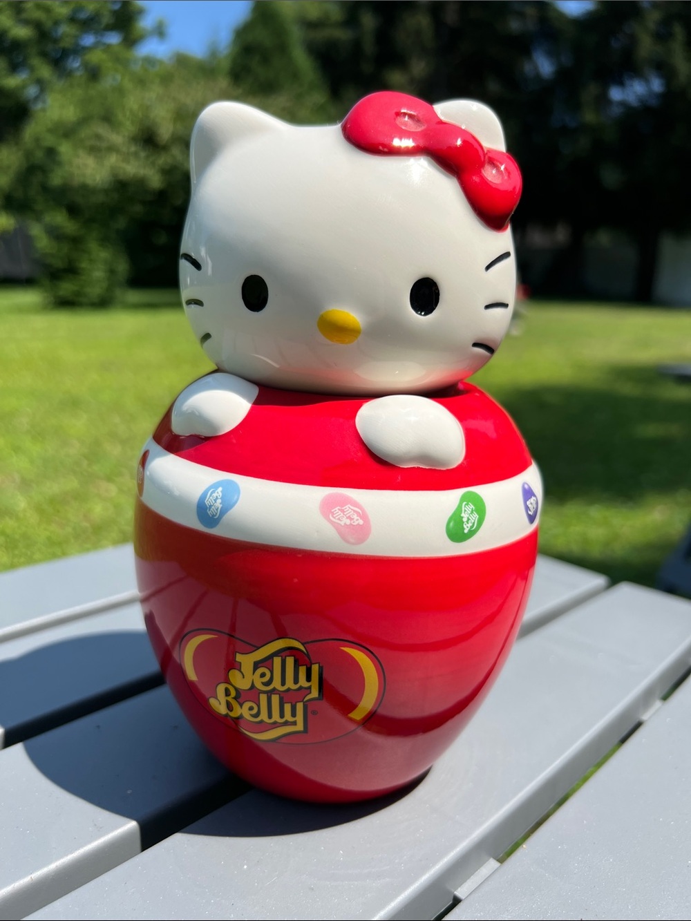 Hello Kitty x Jelly Belly Red Character Candy Jar